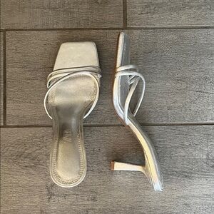 Zara Silver Metallic Women's Sandals
